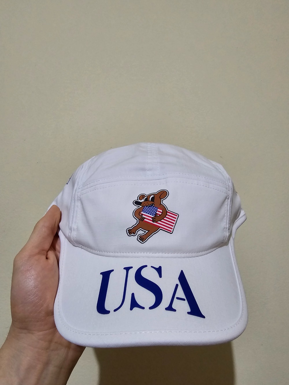 USA x V.A.A. x Nike Boné Fly White — GG, Novo