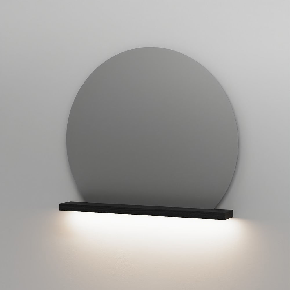 Espelho Niagara 80Cm Com Led Preta Darabas
