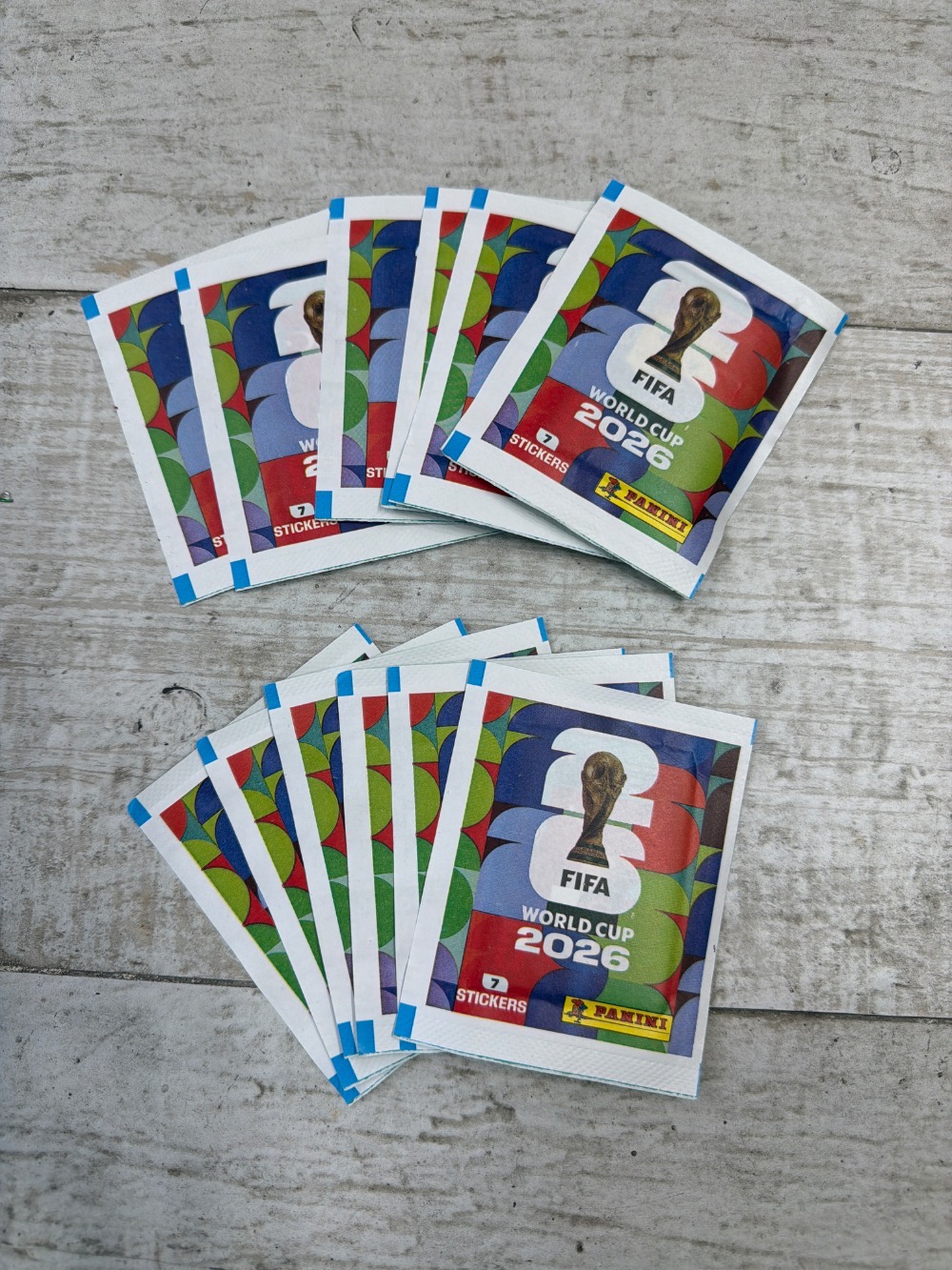 FIFA x Panini Kit Com 12 Envelopes Copa do Mundo 2026 — Único, Novo