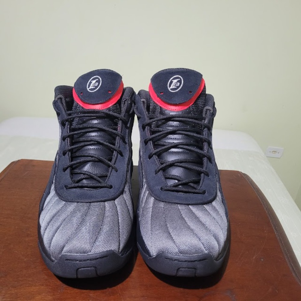 Reebok Answer III Black Chrome Energy Red — 46, Usado