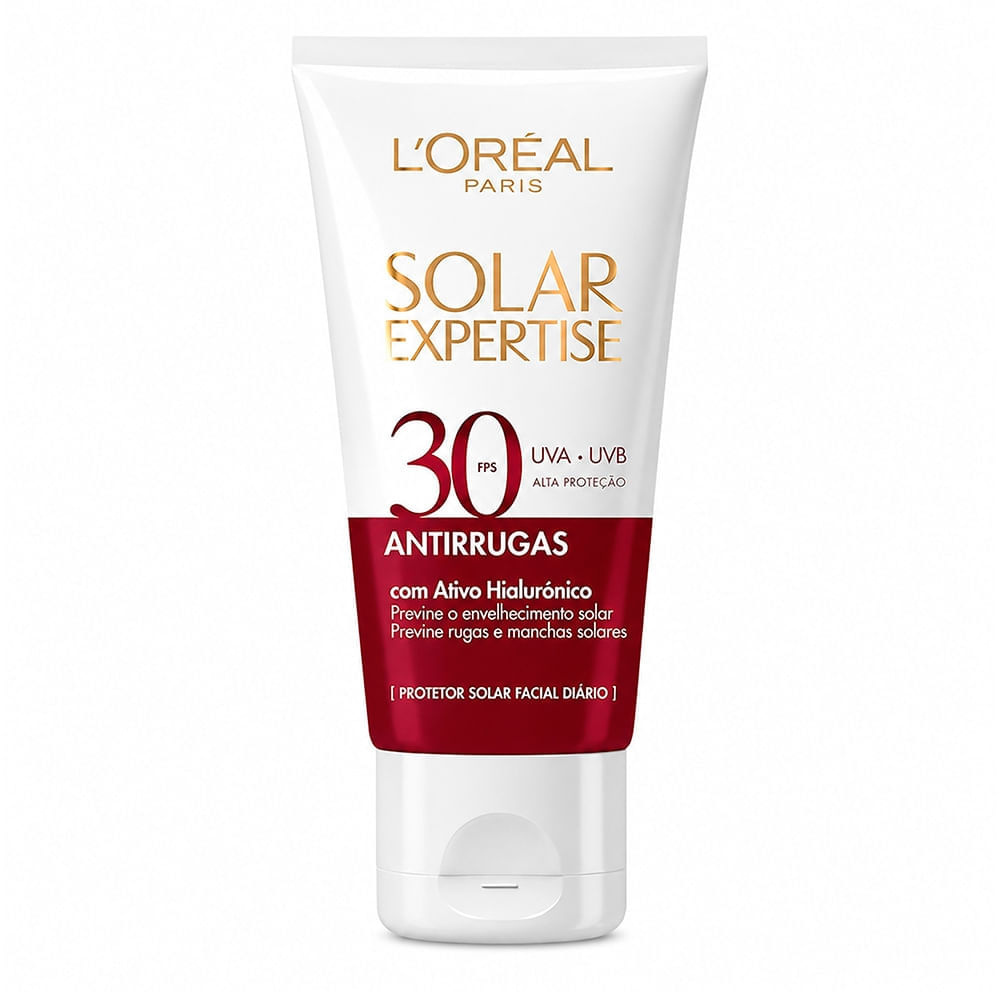 L'Oréal Paris Solar Expertise Antirrugas FPS 30 - Protetor Solar Facial 40g — L'Oréal Paris Solar Expertise Antirrugas FPS 30 - Protetor Solar Facial 40g 40g