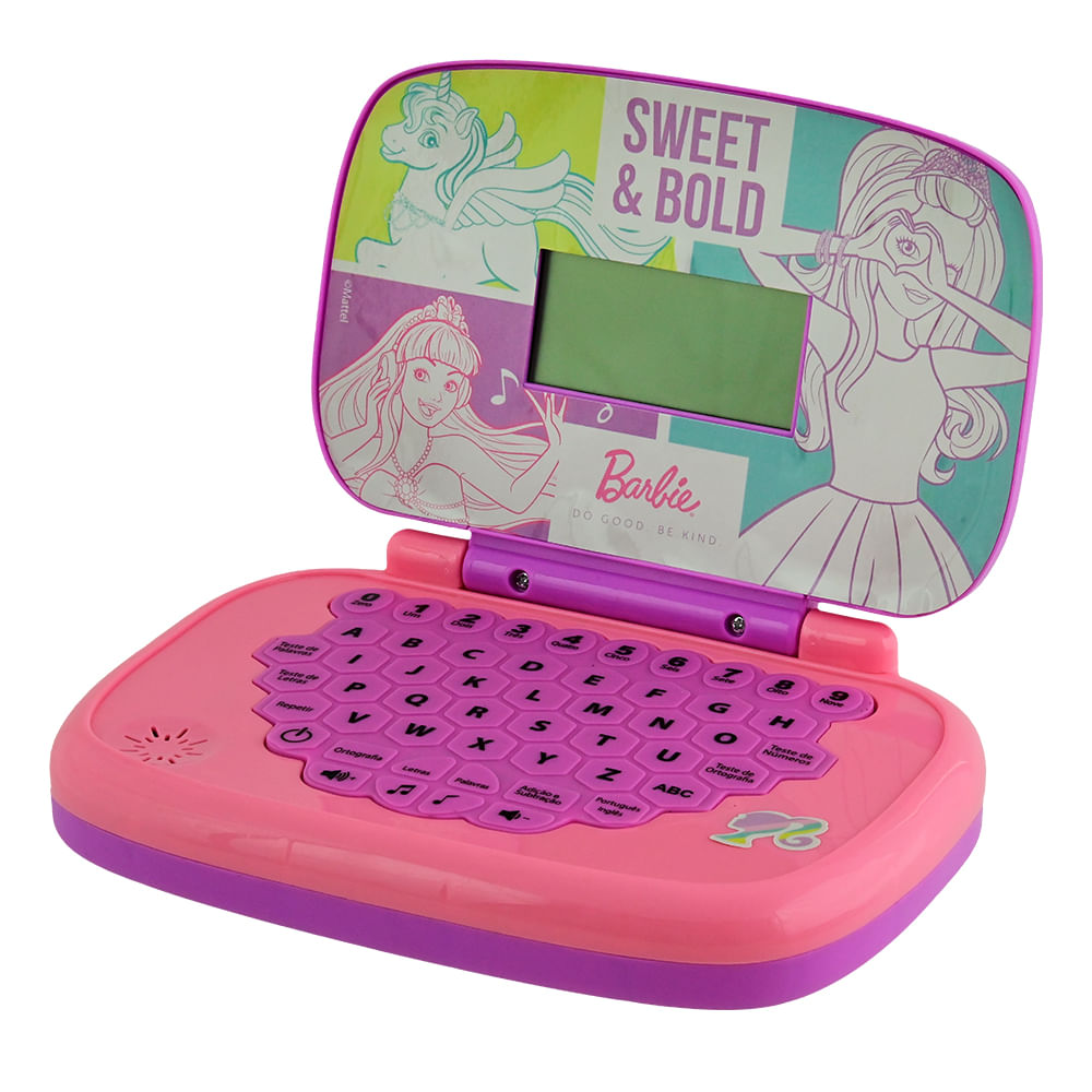Foto 3 de Laptop Infantil Educativo Candide Barbie Bilíngue