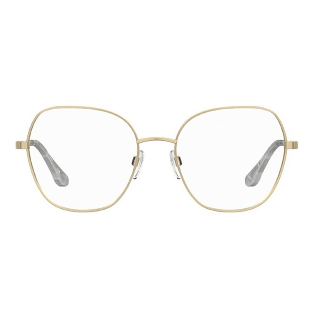 Armação de Óculos de Grau Pierre Cardin 8921 Feminino Quadrado Metal Dourado