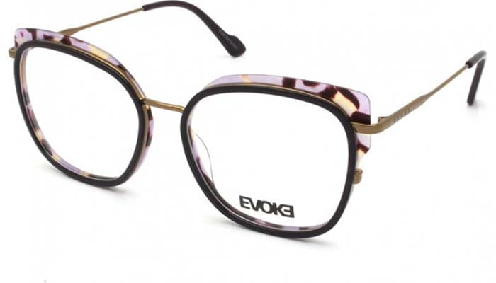 Armação de Óculos de Grau Evoke, modelo EVK RX19, cor R01