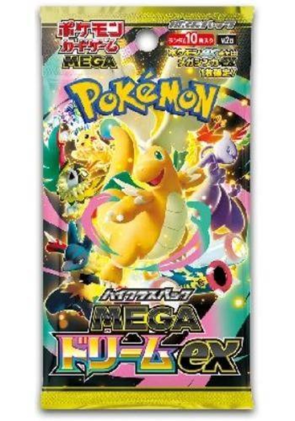 Booster Avulso MEGA Dream ex Pokémon TCG JPN — Único, Novo