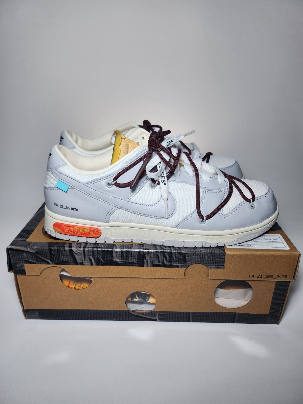 Off-White x Nike Dunk Low Lot 46 of 50 — 41, Novo