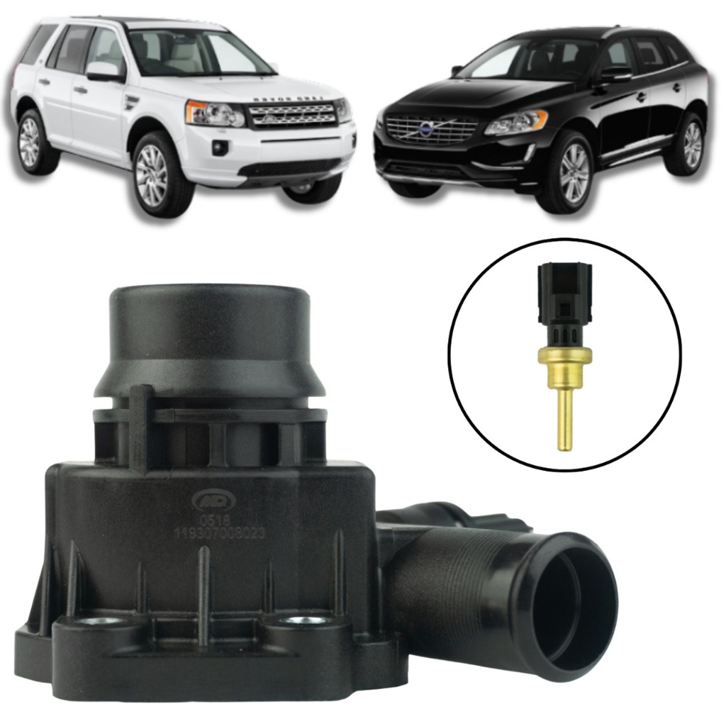CARCAÇA COM VÁLVULA TERMOSTÁTICA LAND ROVER FREELANDER 3.2 2007/ VOLVO XC60