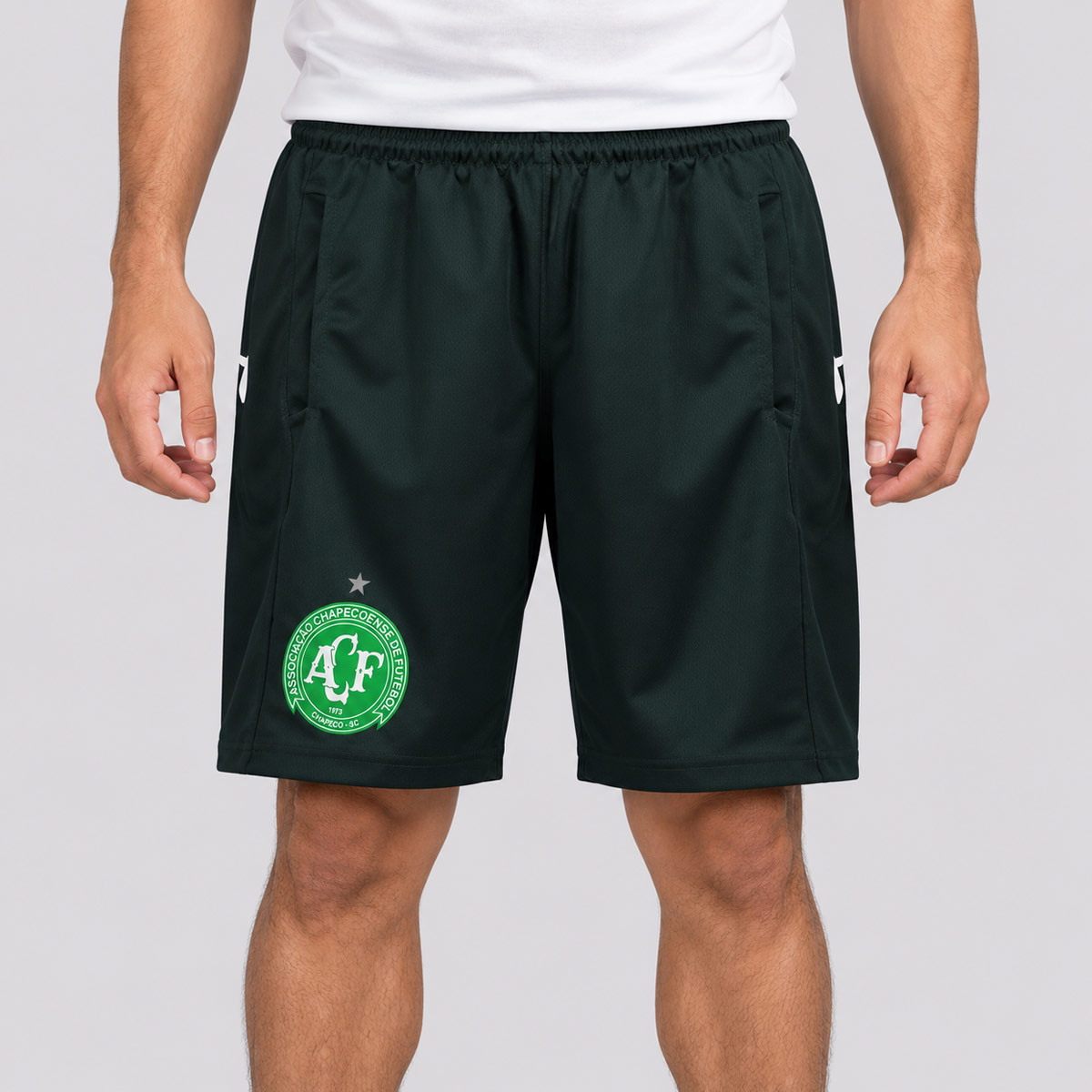 Calção Kappa Chapecoense Treino Comissão 2025 Verde