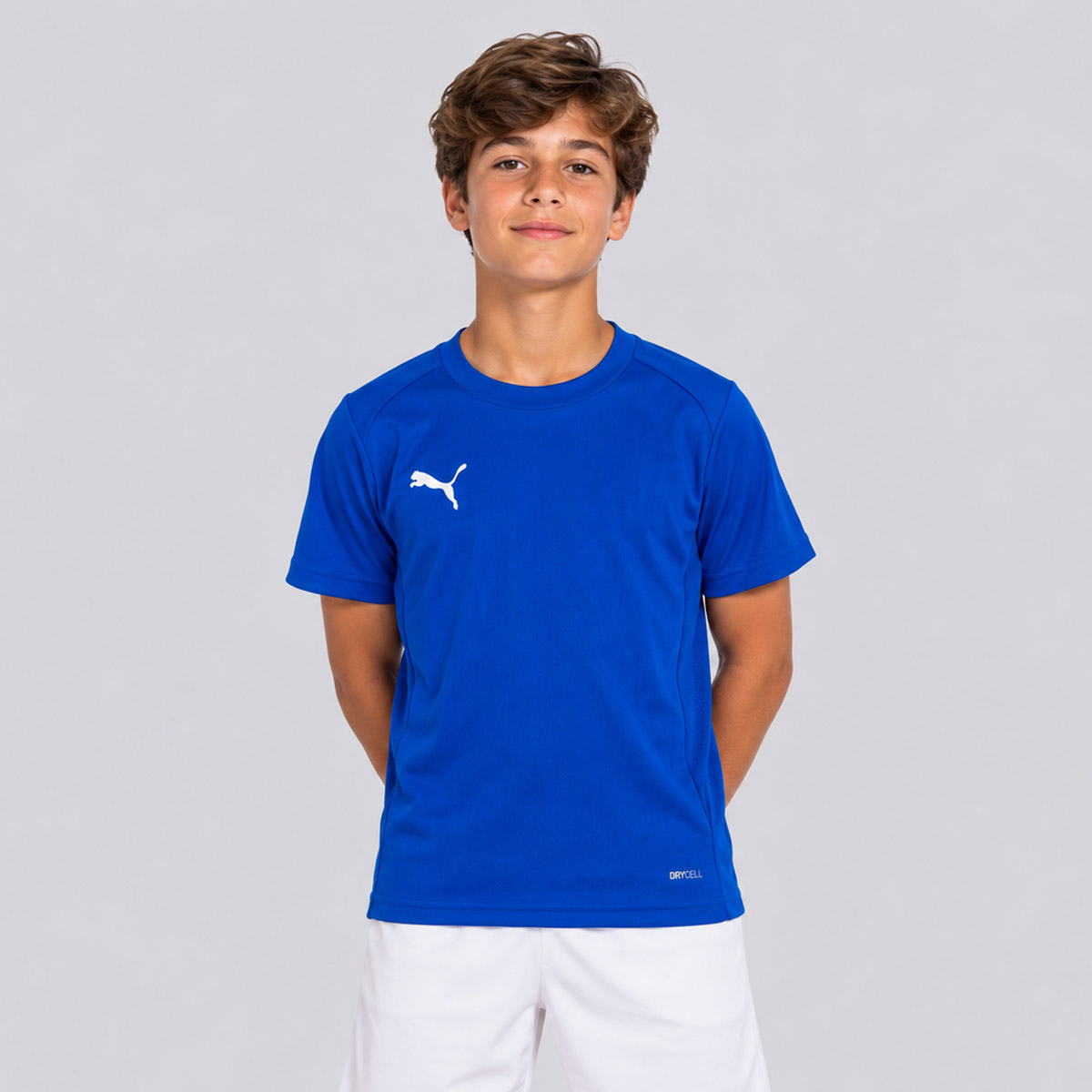 Camiseta Puma teamGOAL Juvenil Azul