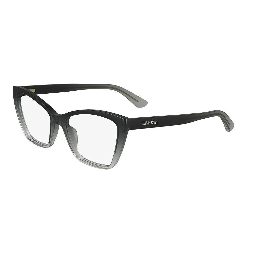 Armação para Óculos de Grau Feminino Calvin Klein CK24523 Preto e Cinza