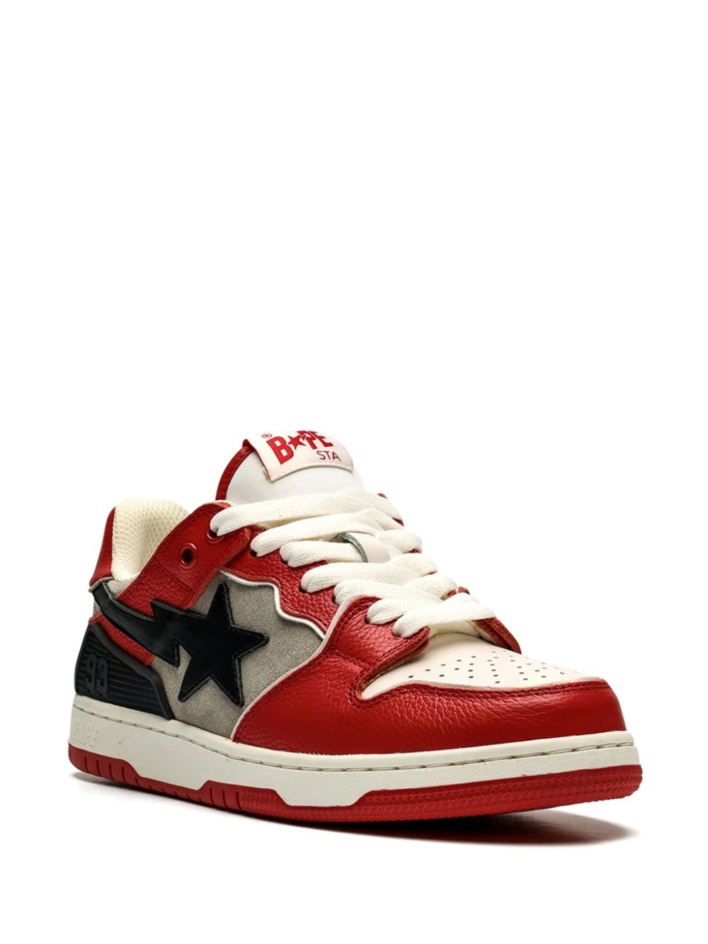 A Bathing Ape Bape SK8 Sta Red Grey — 46, Novo
