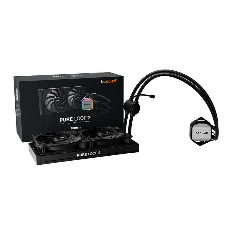 Foto 2 de Water Cooler Be Quiet! Pure Loop 2, 280mm, Preto, BW018