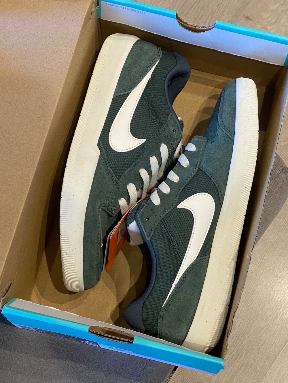 Nike SB Force 58 Vintage Green — 39 / 40 / 41 / 42, Novo