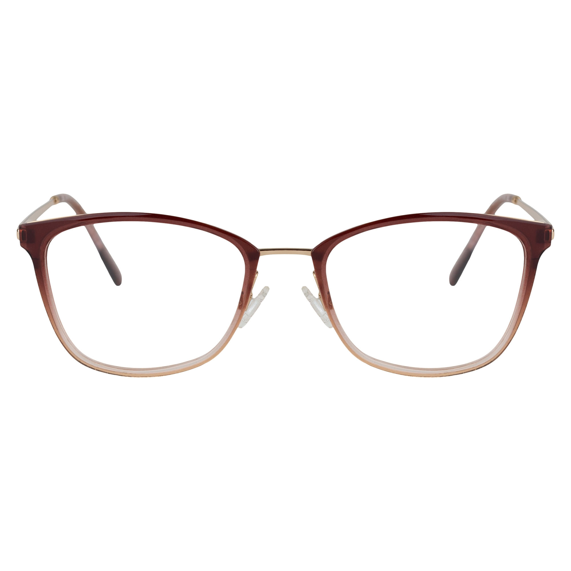 Armação para Óculos de Grau Feminino Dii Collection 1703 Azul com Dourado Armação para Óculos de Grau Feminino Dii Collection 1703 A