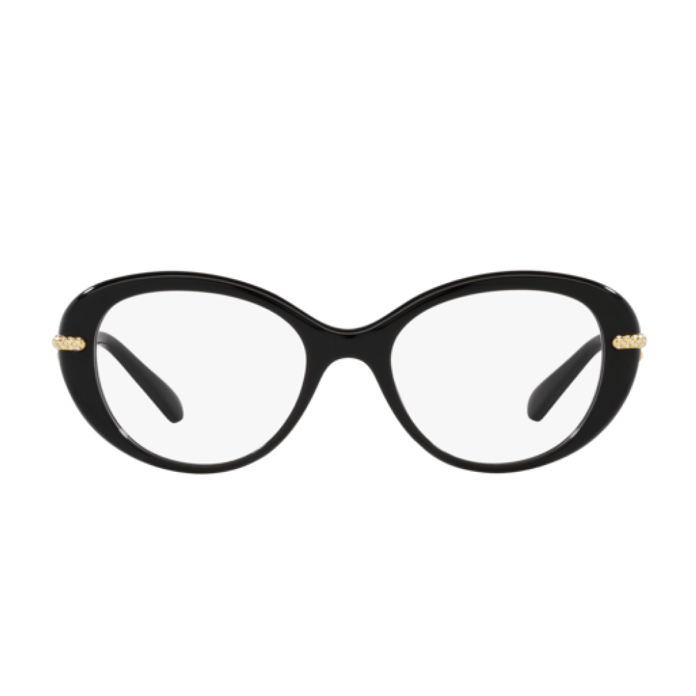 Armação para Óculos de Grau Swarovski SK2001 Preto e Dourado