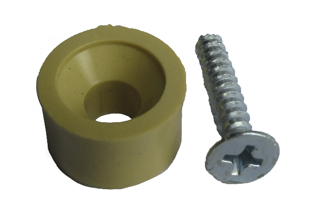 SUPORTE PRATELEIRA 10X15 REDONDO MARFIM CT10PC