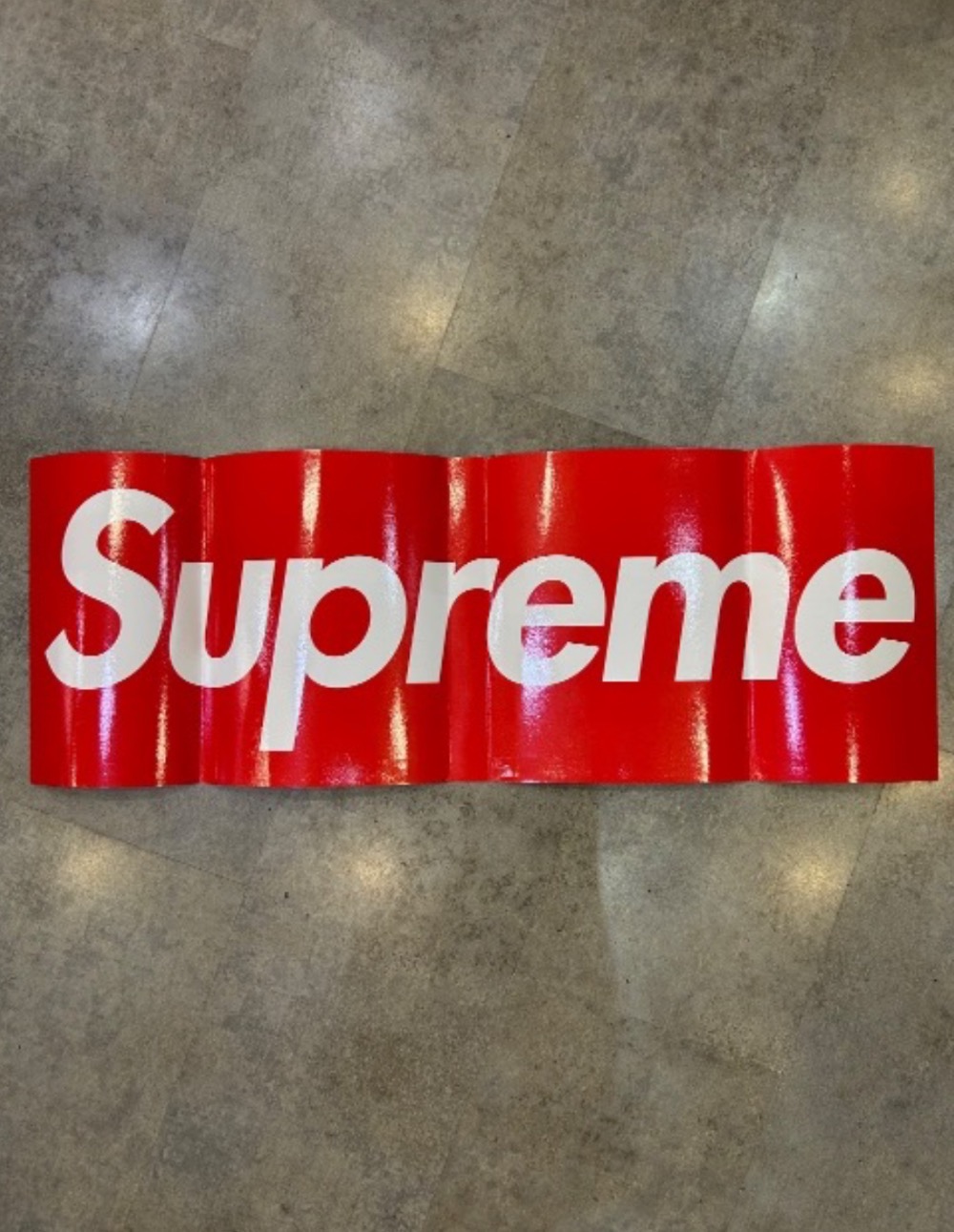 Poster Supreme Box Logo Dupla — EXTRA_GRANDE, Novo
