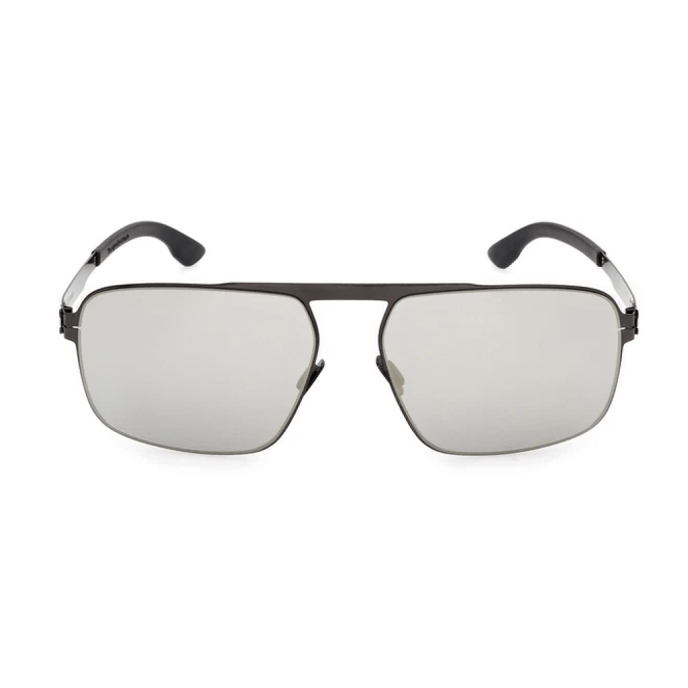 Óculos de Sol IC!B IM0012 Unissex Aviador Metal Preto
