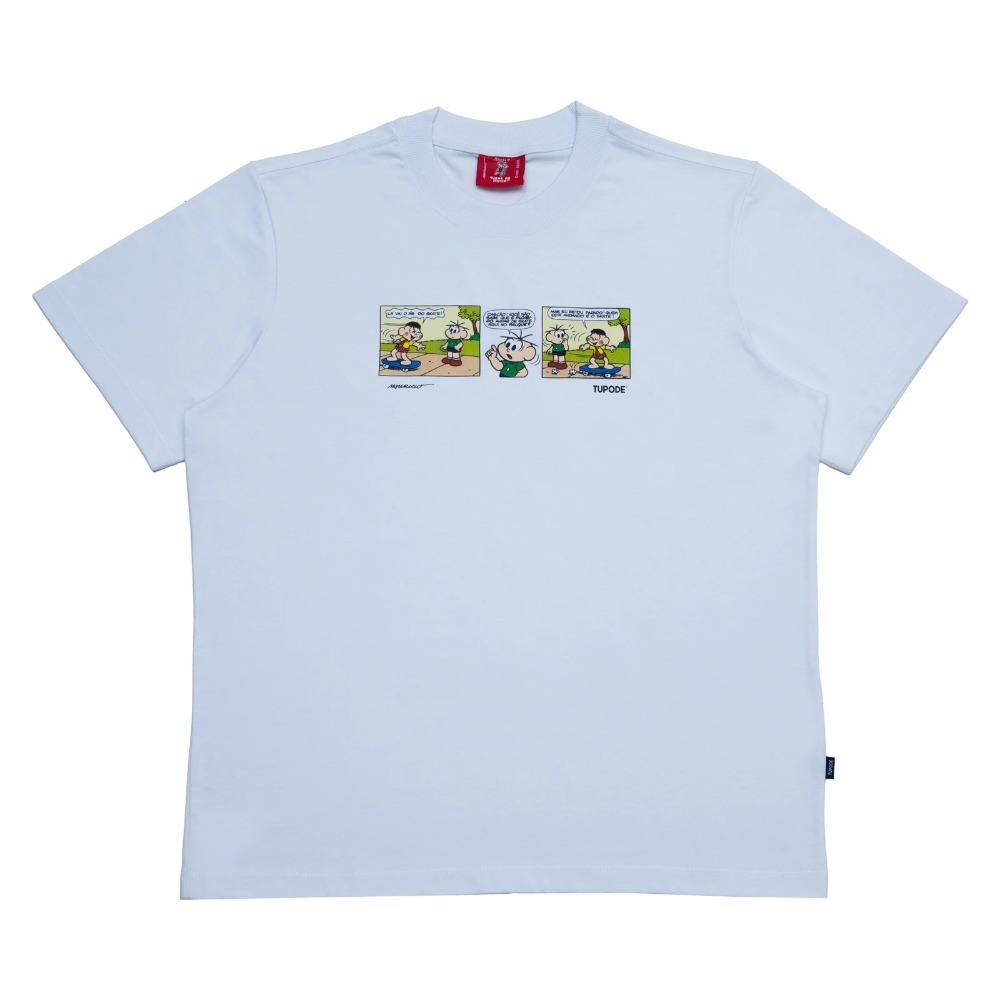 Turma da Mônica x TUPODE Camiseta Melhol Histolia SK8 Blanco — P / M / G / XG / XXG, Novo