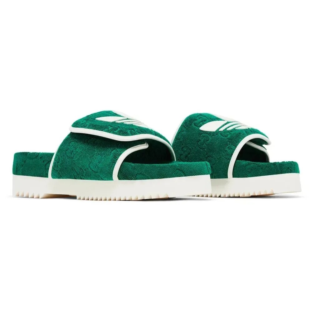 adidas x Gucci GG Platform Sandal Green — 41, Novo