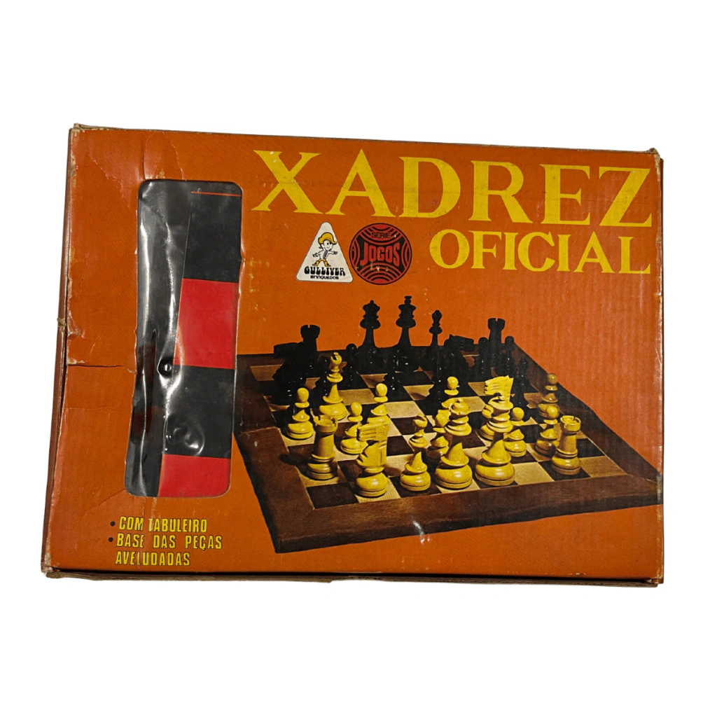 Xadrez Oficial Gulliver Anos 70 Completo Vintage (Item de colecionador)