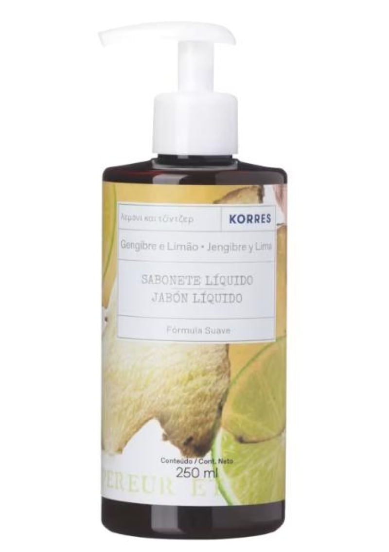 Korres Gengibre E Limão Sabonete Líquido Extra Hidratante - 250ml