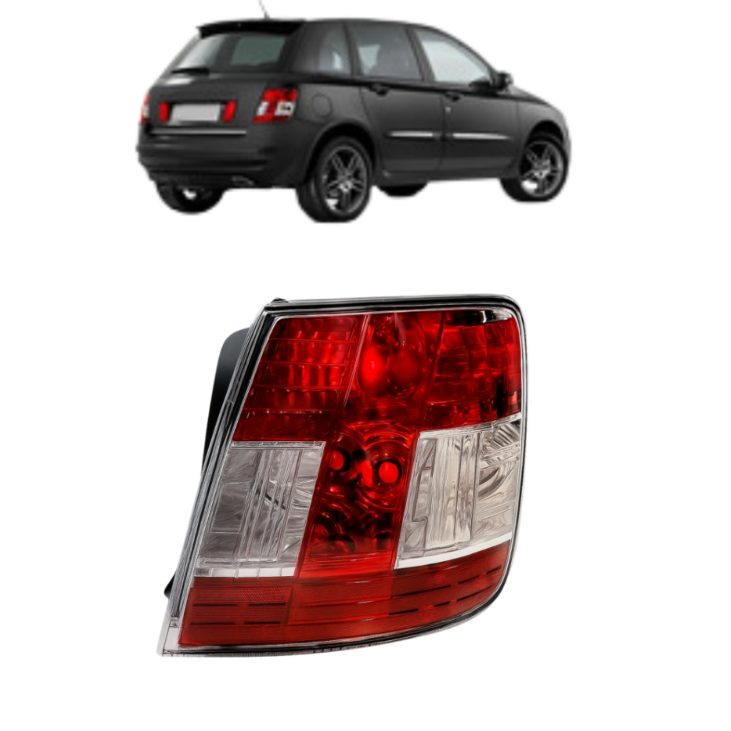 Foto 2 de Lanterna Traseira Fiat Stilo 2008 2009 2010 2011 2012 Acrílico