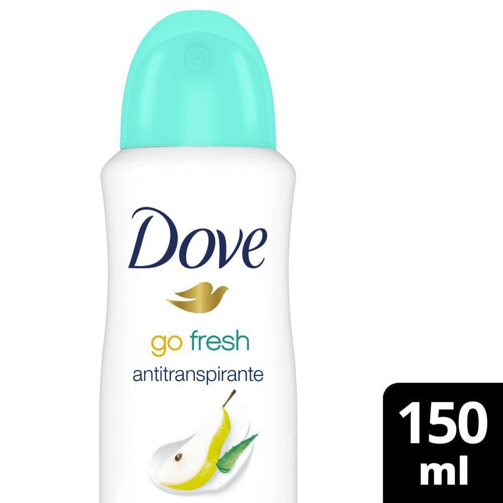 Desodorante Antitranspirante Aerossol Dove Go Fresh Pera e Aloe Vera 150ml