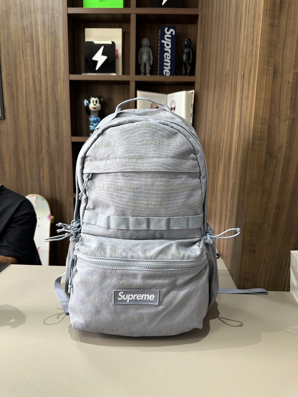 Mochila Supreme Cordura Light Blue FW26-W1 — Único, Novo