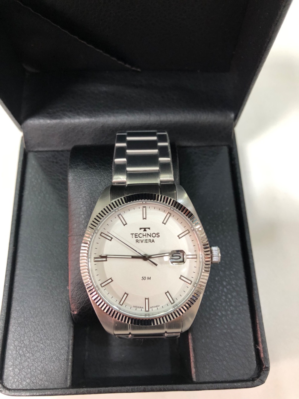 Relógio Technos Rivieira Silver 42 mm — Único, Novo