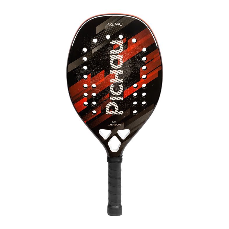 Raquete de Beach Tennis Pichau Kaimu 18K Carbon 26 Furos, PES-RKT18-KAI