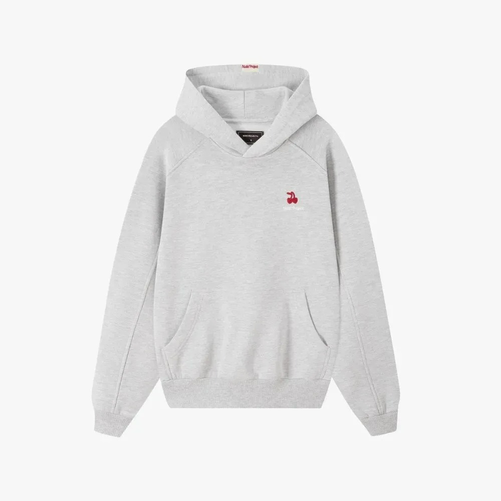 Moletom Nude Project Basic Cherry Grey — PP / P / M / G / XG, Novo