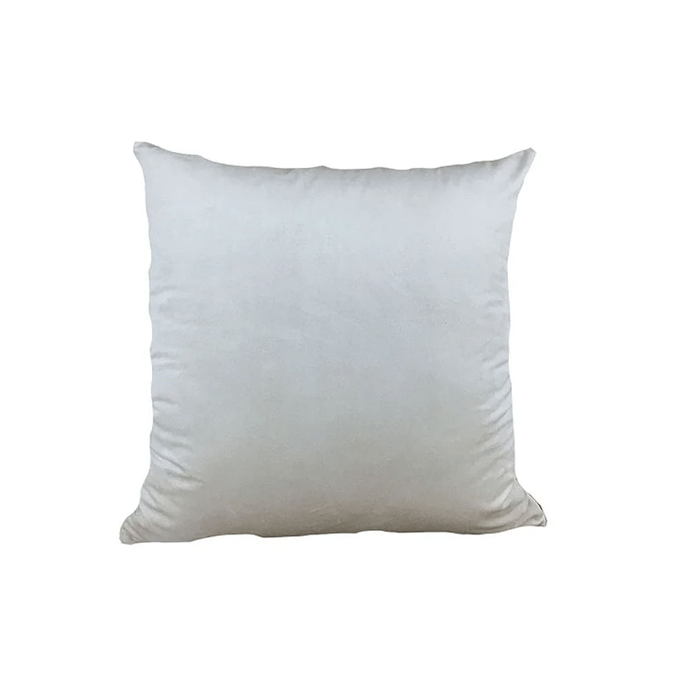 Almofada Veludo Soft Com Cordão Palha 52X52cm - Decortextil NA