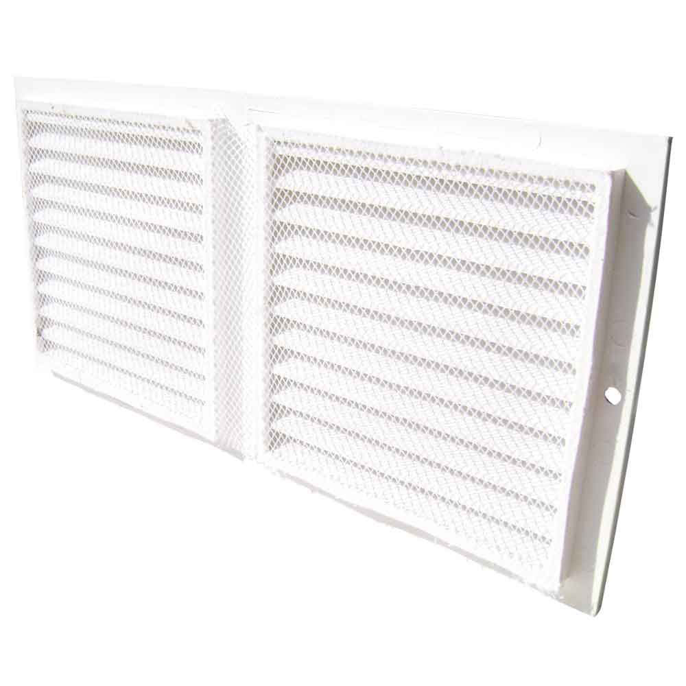 Grade de Ventilação WDB Retângular 35X20cm com Tela Branca