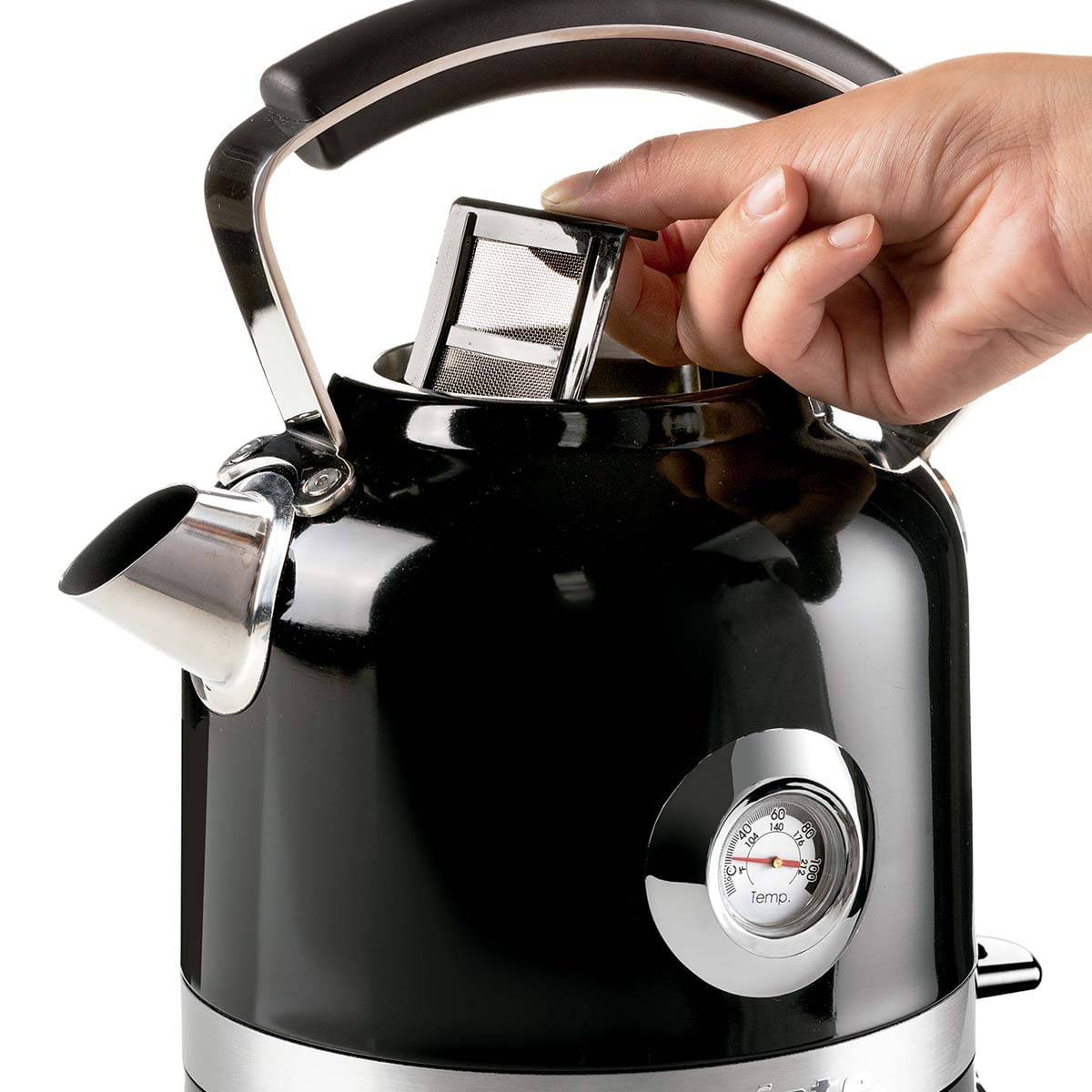 Foto 3 de Chaleira Elétrica Moderna 1,7 Litros 127V Ariete Preta