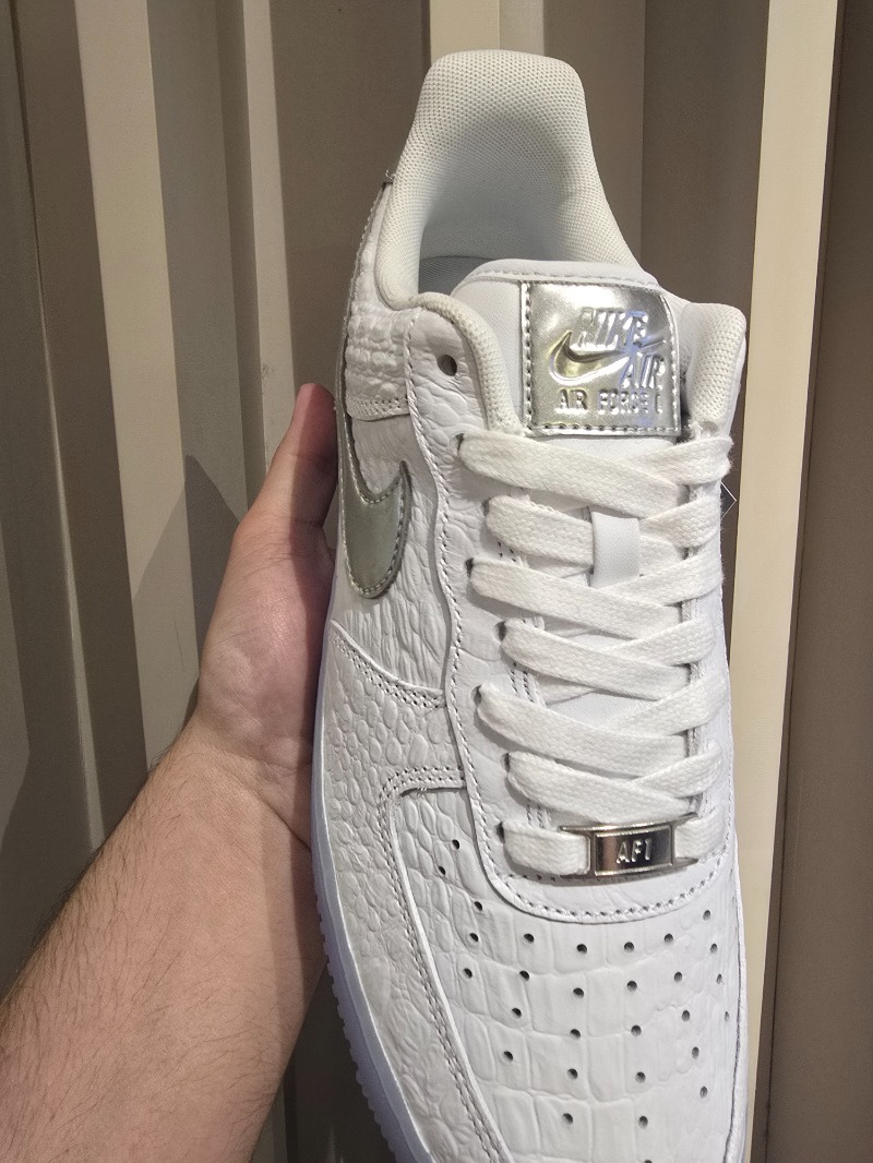 Foto 3 de Nike Air Force 1 Low White Croc — 41, Novo