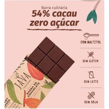 Chocolate Diet 54% Cacau Vegano,zero Lactose E Zero Glúten