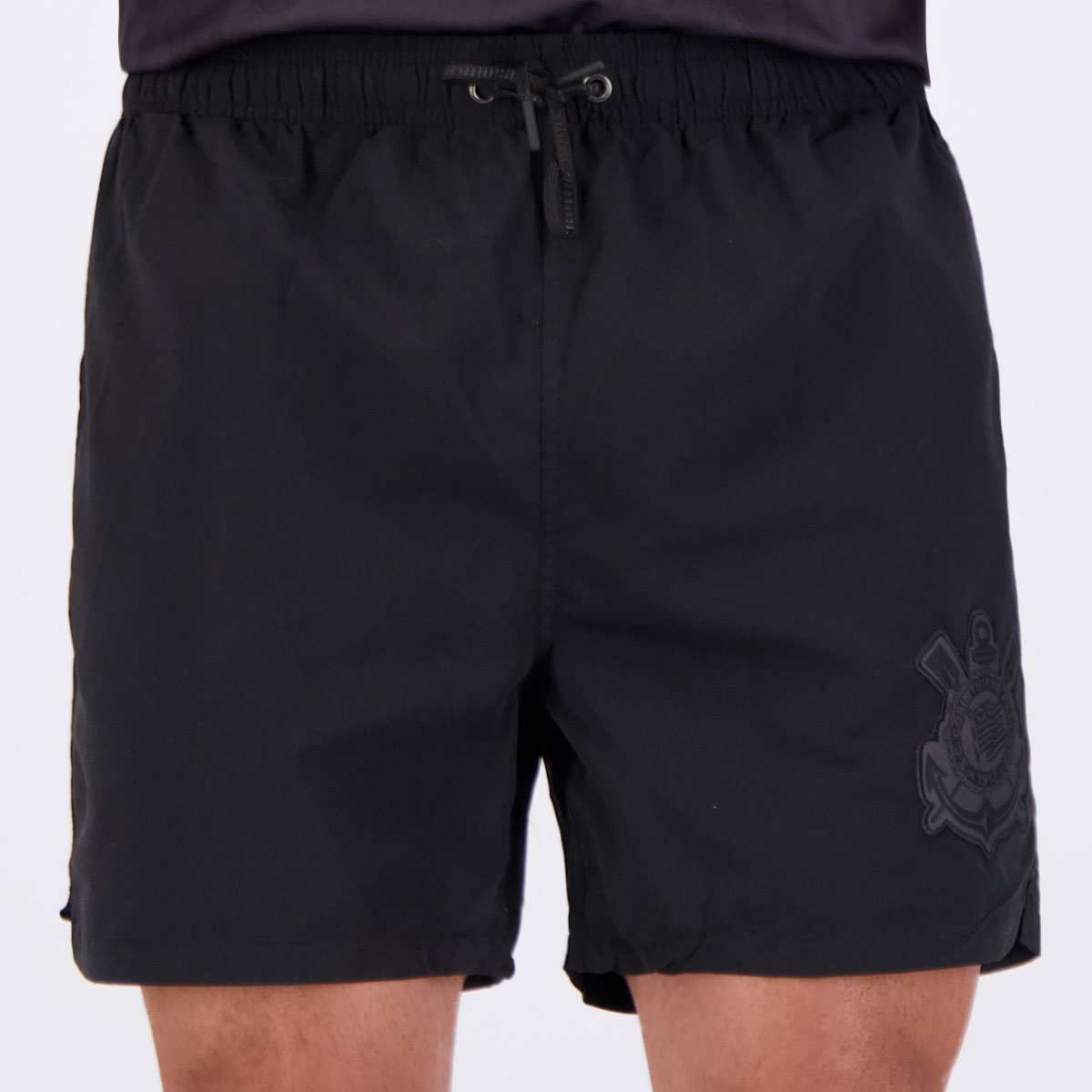 Shorts Corinthians Magic Print Preto