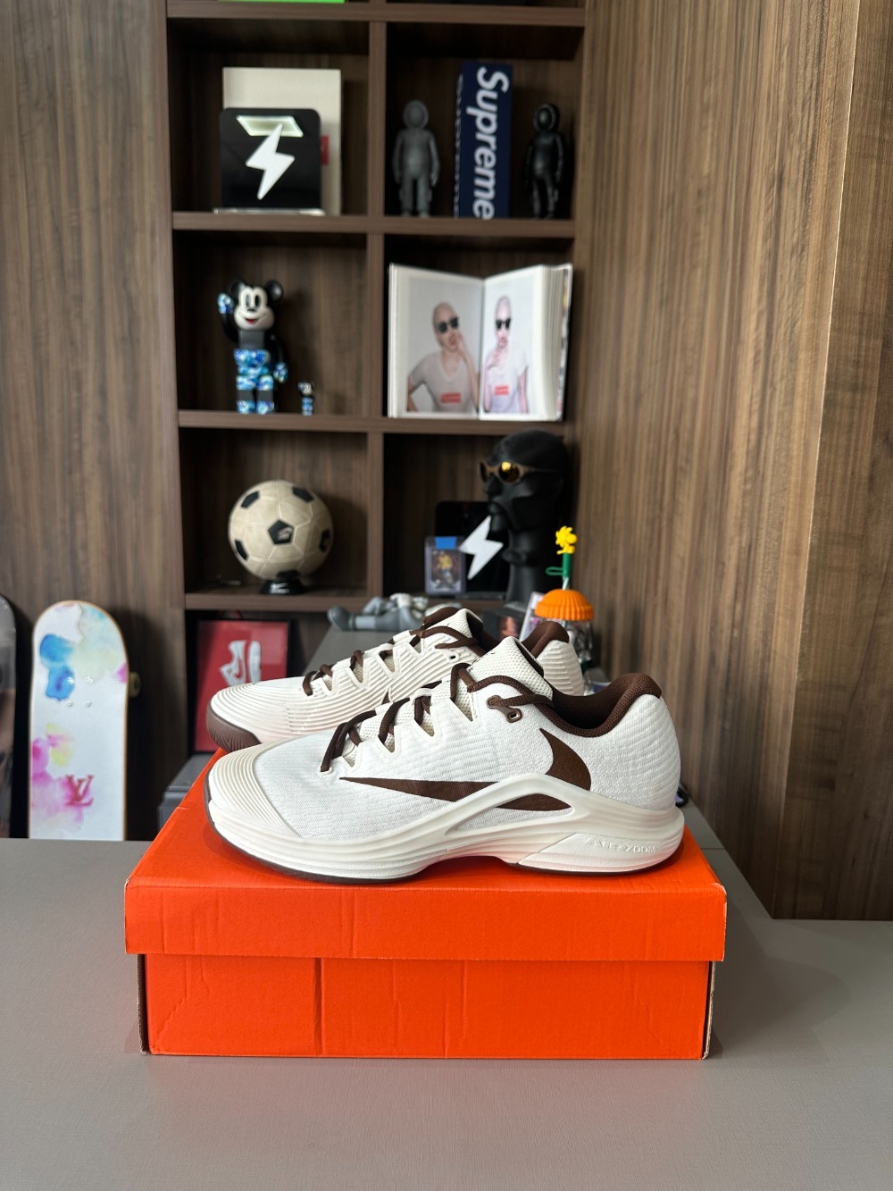 Travis Scott x Nike Court Air Zoom Vapor 12 HC Pale Ivory — 43.5, Novo