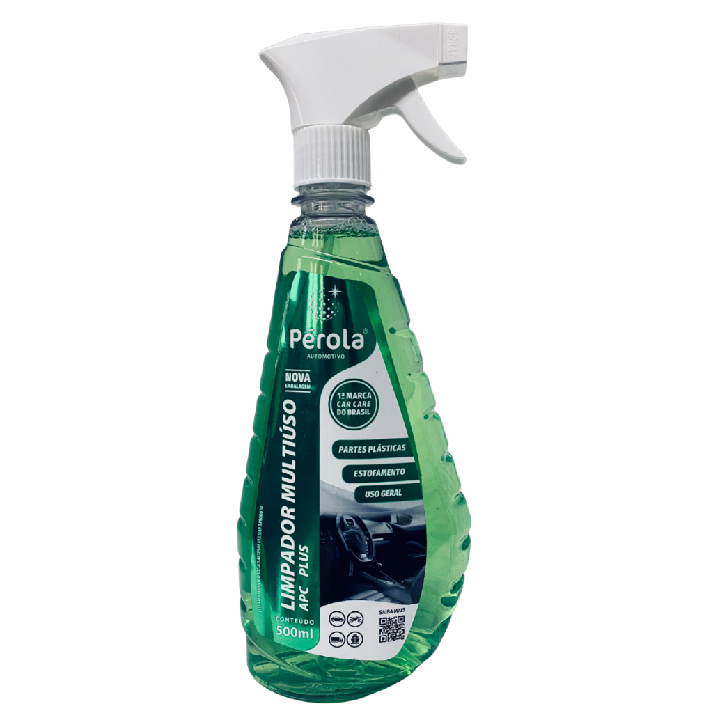 Limpador Multiuso APC Plus Perola 500ml Casa e Automotivo universal