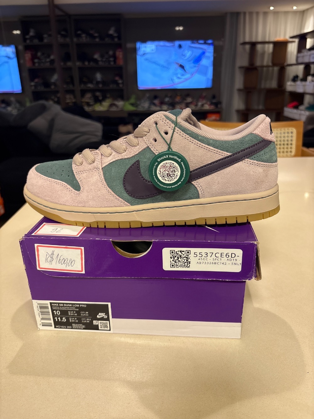 Nike SB Dunk Low Pro Mineral Slate — 42, Novo
