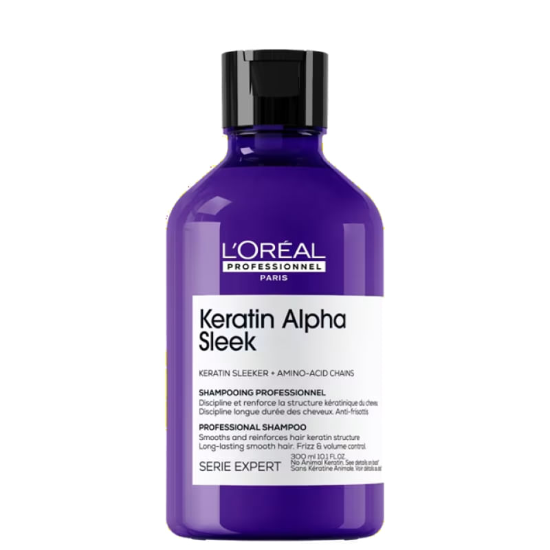 L'Oréal Profissionnel Keratin Alpha Sleek - Shampoo 300Ml