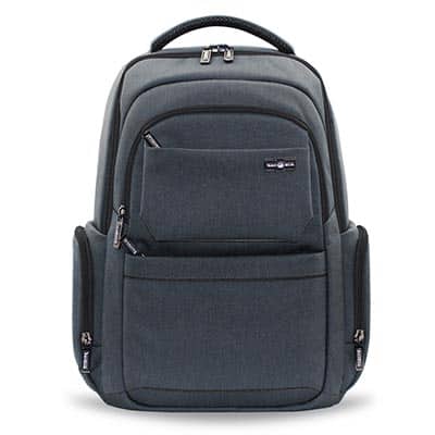 Mochila p/notebook até 14" em poliéster, Cinza, BH215-33, Baohua - PT 1 PT