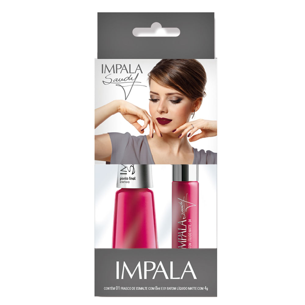 Kit Sandy Impala - Batom Líquido + Esmalte — Ponto Final