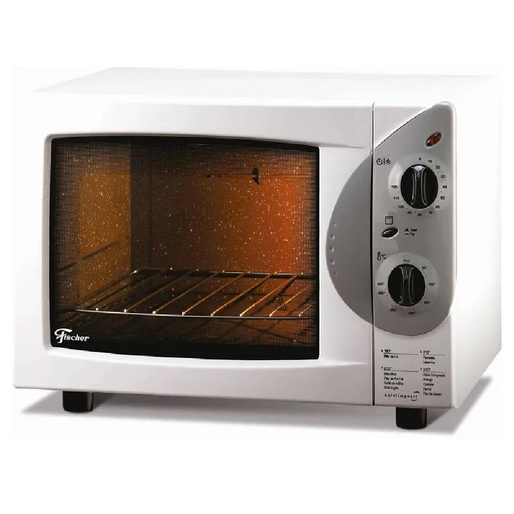 Forno Elétrico Fischer 44 Litros Grill Branco – 220 Volts 220