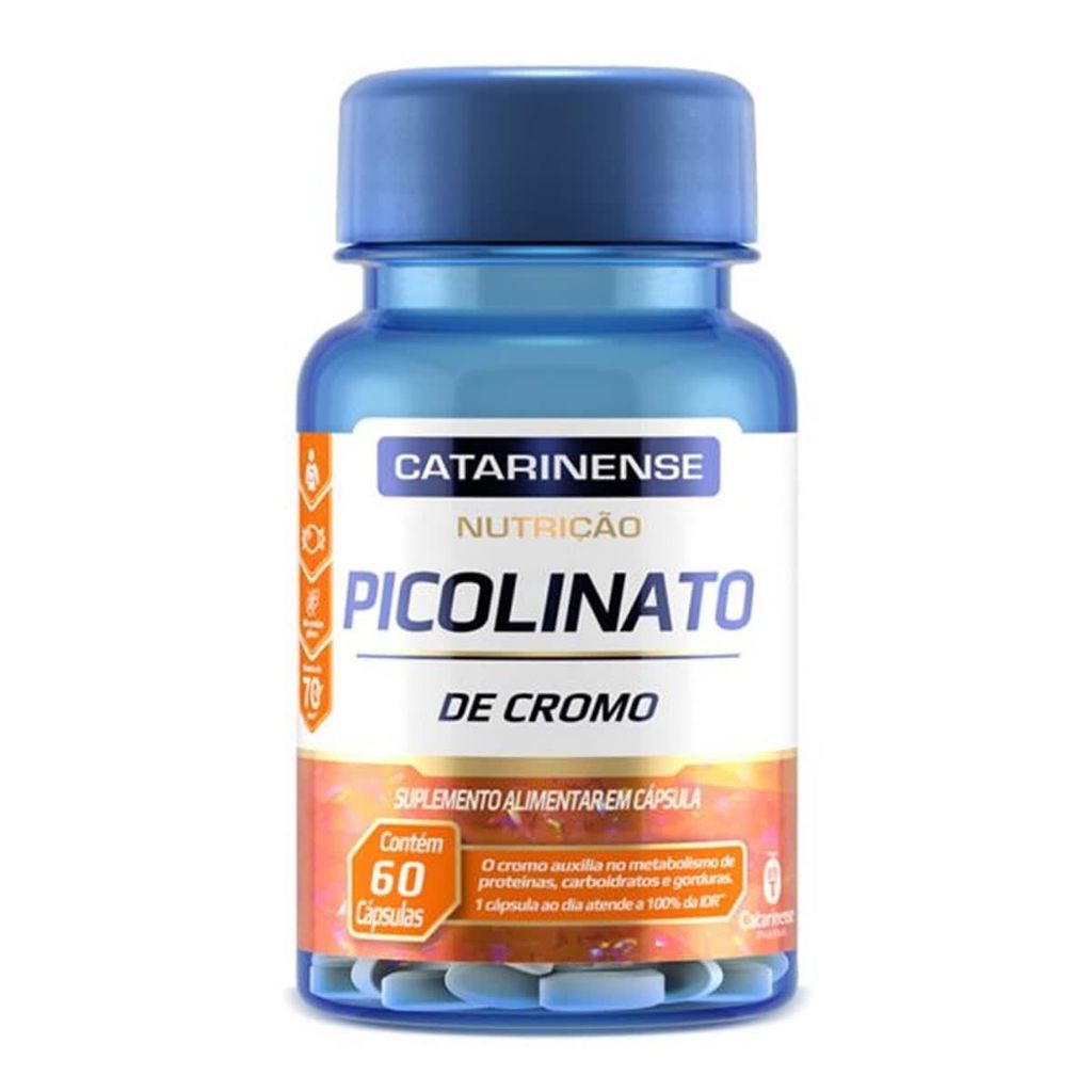 Picolinato de Cromo - 60 Comprimidos - Catarinense Nutrição