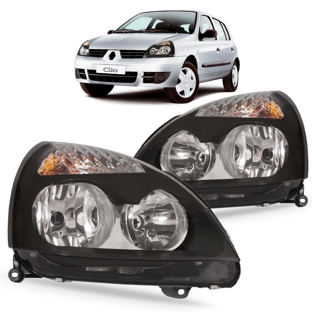Farol Clio 2003 2004 2005 Máscara Negra