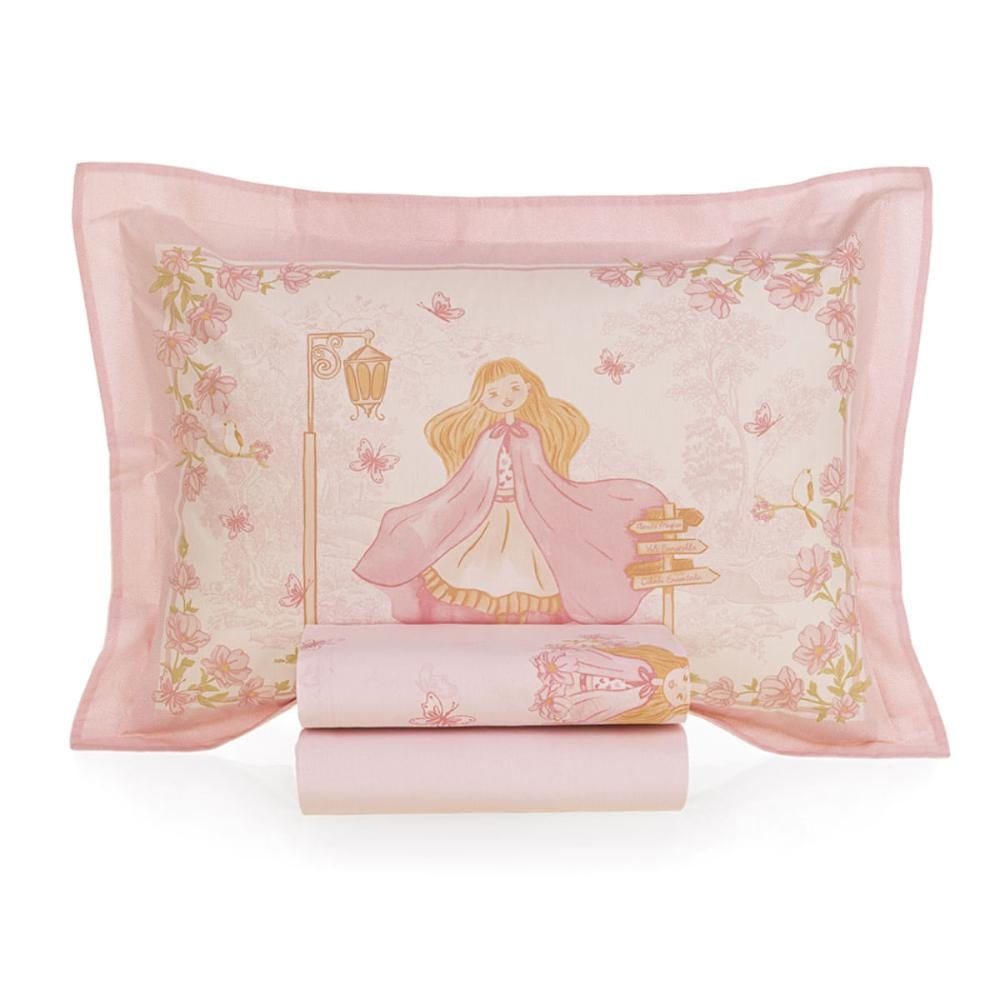 Foto 2 de Jogo de Cama Casal Karsten Infantil Amora 220x250cm 100% Algodão