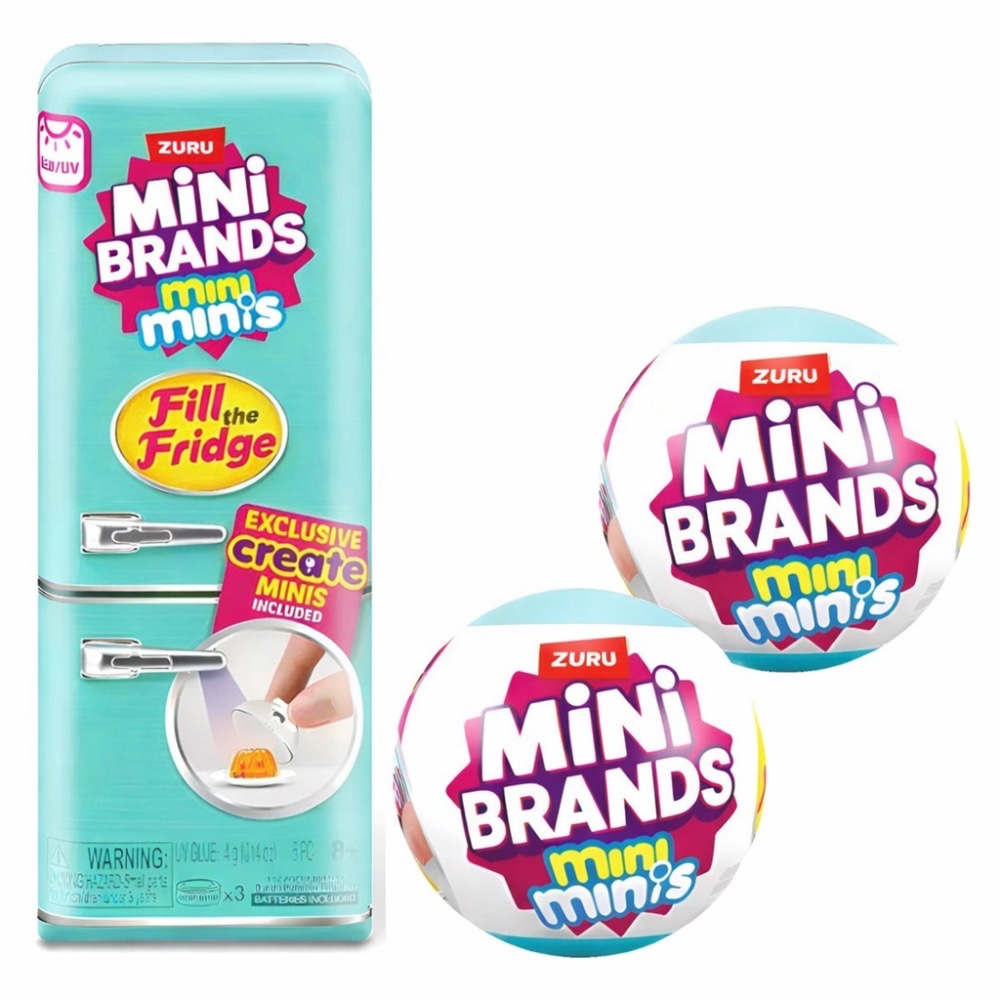 Blind Box Mini Brands Fill the Fridge — Único, Novo