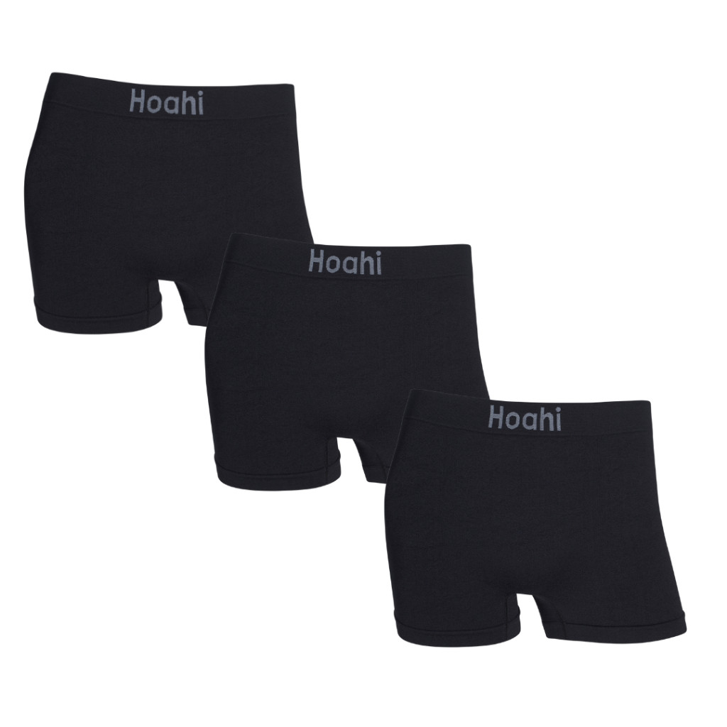 Kit 3 Cuecas Boxer HOAHI em Poliamida/Microfibra Sem Costura
